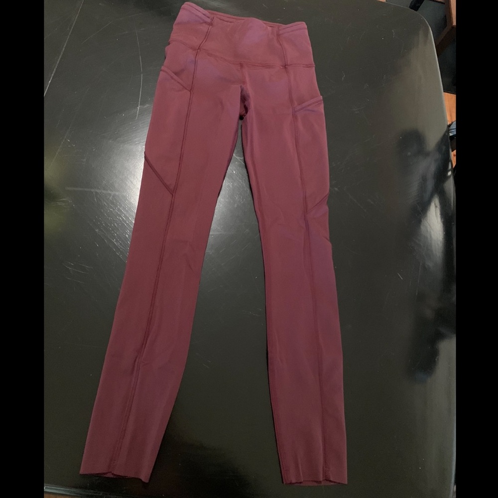 Lululemon leggings with pockets size 2